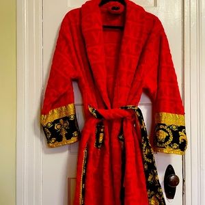 Red Versace Bathrobe